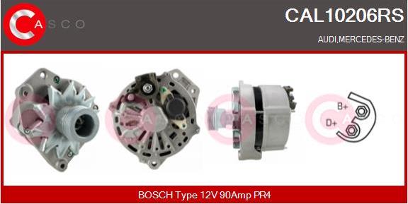 Casco CAL10206RS - Alternator autospares.lv