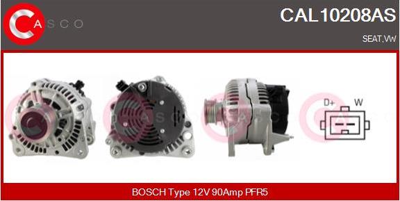 Casco CAL10208AS - Alternator autospares.lv