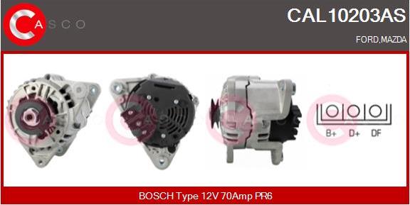 Casco CAL10203AS - Alternator autospares.lv