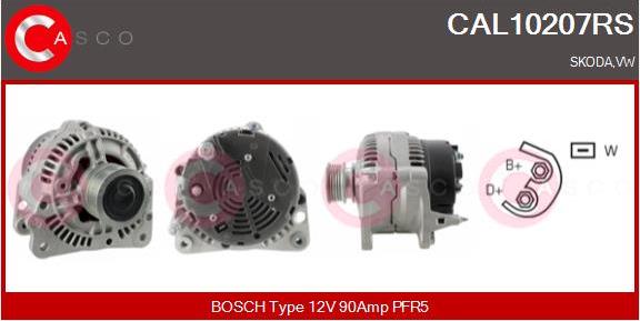 Casco CAL10207RS - Alternator autospares.lv