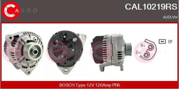 Casco CAL10219RS - Alternator autospares.lv