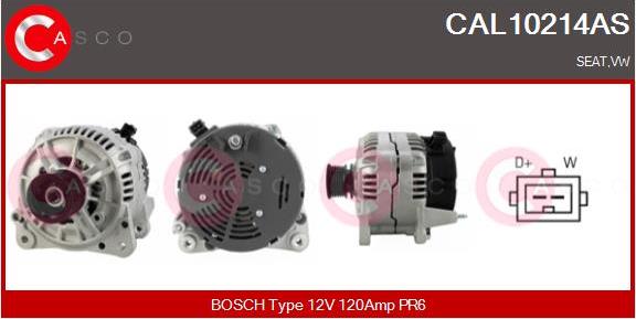 Casco CAL10214AS - Alternator autospares.lv