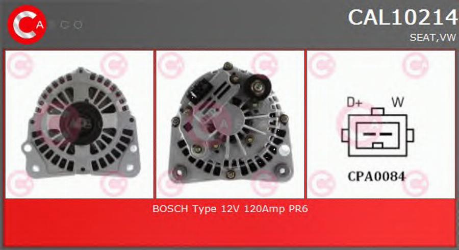 Casco CAL10214 - Alternator autospares.lv