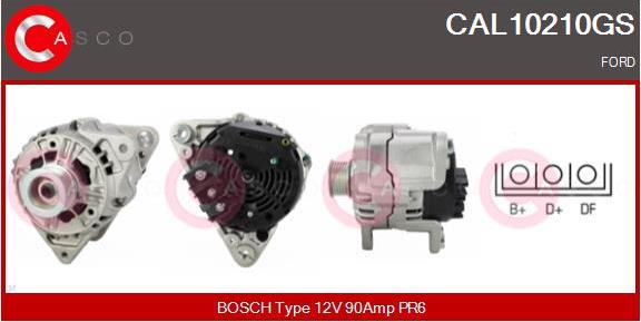 Casco CAL10210GS - Alternator autospares.lv
