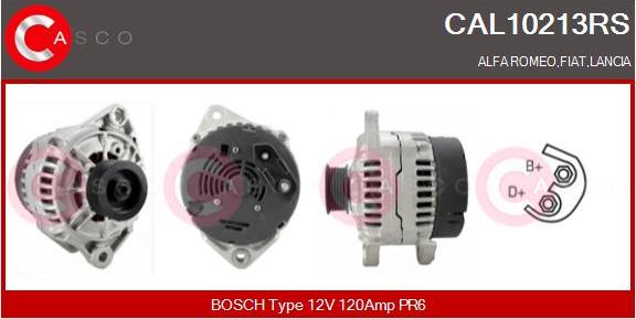 Casco CAL10213RS - Alternator autospares.lv