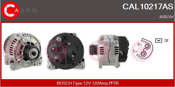 Casco CAL10217AS - Alternator autospares.lv