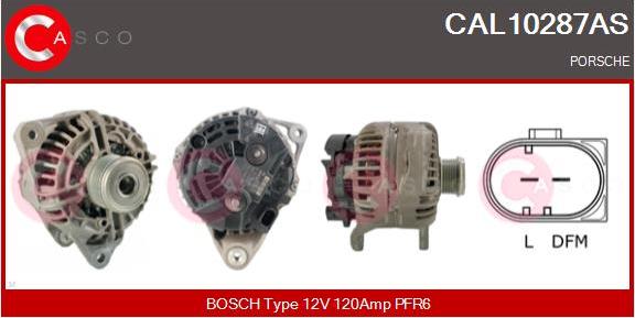 Casco CAL10287AS - Alternator autospares.lv