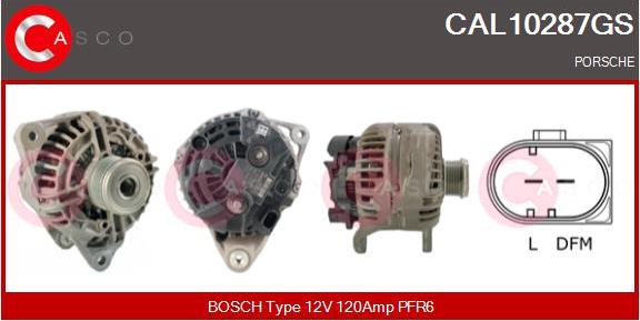 Casco CAL10287GS - Alternator autospares.lv