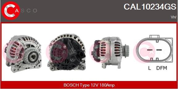 Casco CAL10234GS - Alternator autospares.lv