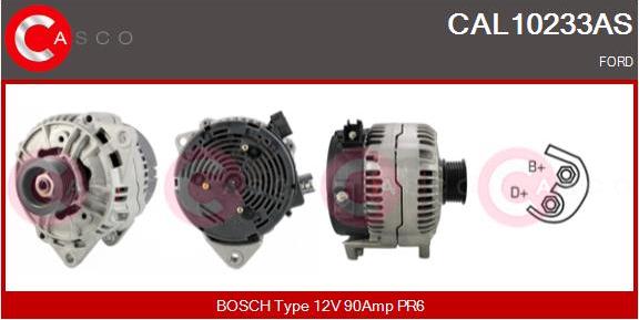 Casco CAL10233AS - Alternator autospares.lv