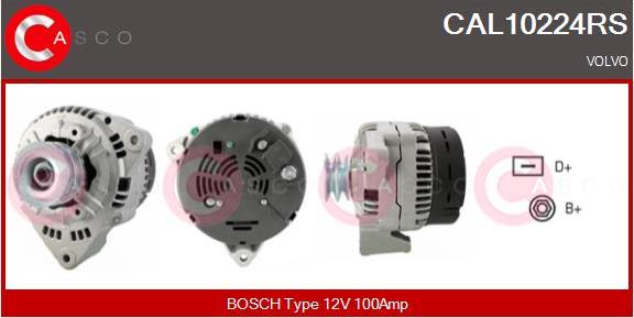 Casco CAL10224RS - Alternator autospares.lv
