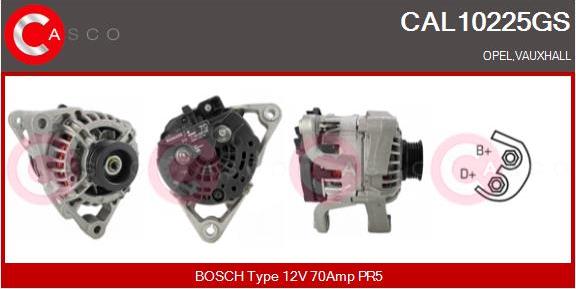 Casco CAL10225GS - Alternator autospares.lv