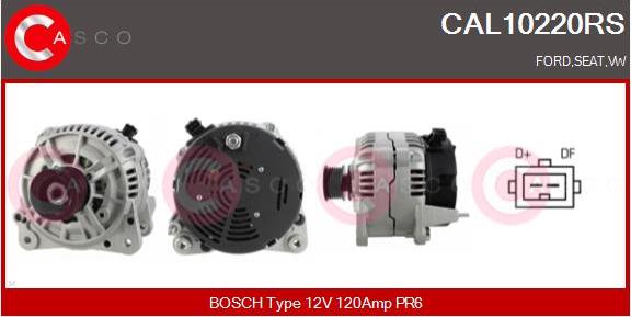 Casco CAL10220RS - Alternator autospares.lv