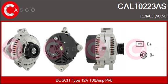 Casco CAL10223AS - Alternator autospares.lv