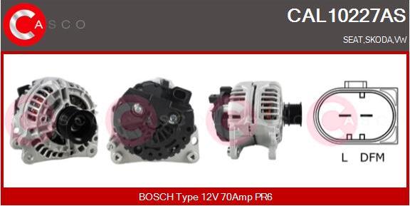 Casco CAL10227AS - Alternator autospares.lv