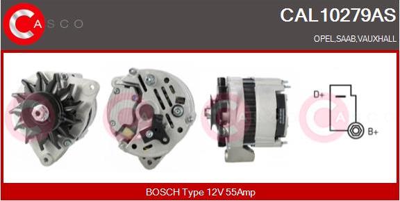 Casco CAL10279AS - Alternator autospares.lv