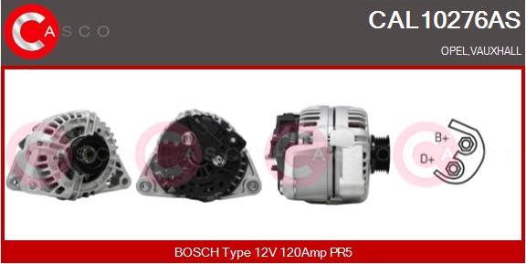Casco CAL10276AS - Alternator autospares.lv