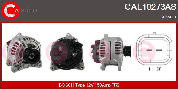 Casco CAL10273AS - Alternator autospares.lv