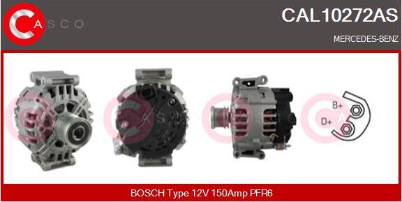 Casco CAL10272AS - Alternator autospares.lv