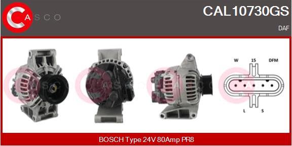 Casco CAL10730GS - Alternator autospares.lv