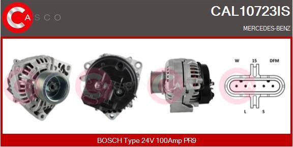 Casco CAL10723IS - Alternator autospares.lv