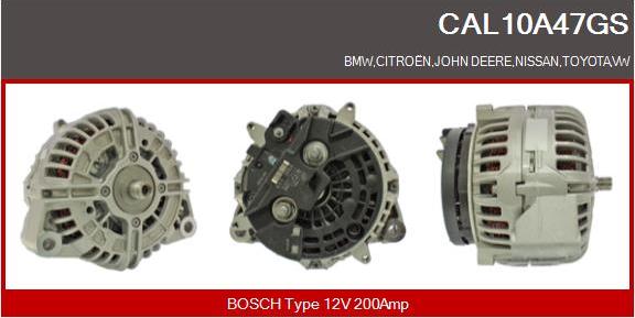 Casco CAL10A47GS - Alternator autospares.lv