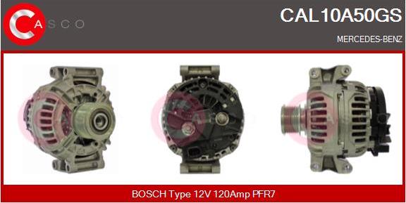 Casco CAL10A50GS - Alternator autospares.lv