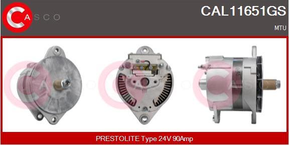 Casco CAL11651GS - Alternator autospares.lv