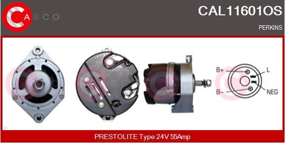 Casco CAL11601OS - Alternator autospares.lv