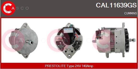 Casco CAL11639GS - Alternator autospares.lv