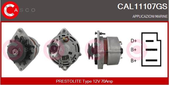 Casco CAL11107GS - Alternator autospares.lv