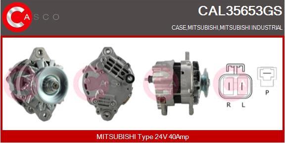 Casco CAL35653GS - Alternator autospares.lv