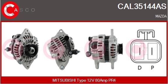 Casco CAL35144AS - Alternator autospares.lv