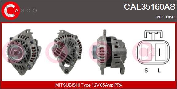 Casco CAL35160AS - Alternator autospares.lv