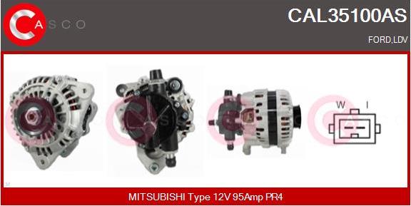 Casco CAL35100AS - Alternator autospares.lv