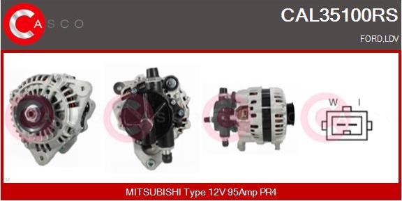 Casco CAL35100RS - Alternator autospares.lv