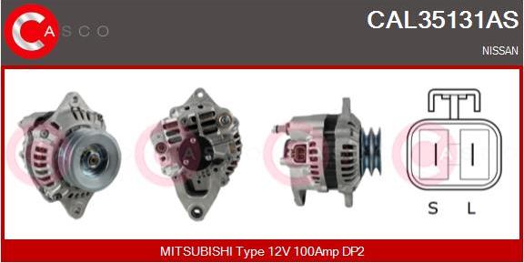 Casco CAL35131AS - Alternator autospares.lv