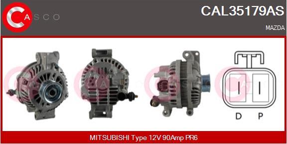 Casco CAL35179AS - Alternator autospares.lv