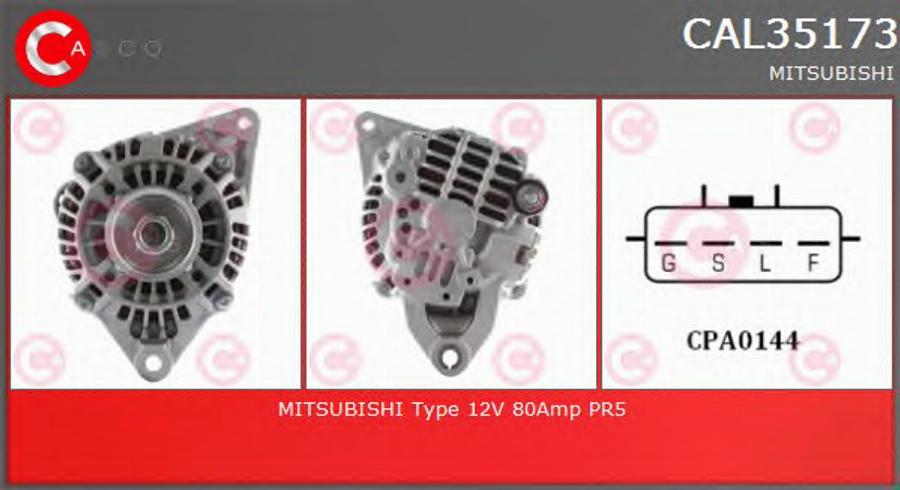 Casco CAL35173 - Alternator autospares.lv