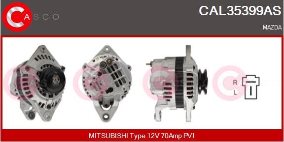 Casco CAL35399AS - Alternator autospares.lv