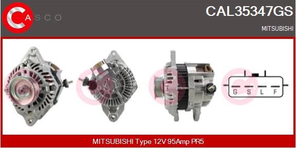 Casco CAL35347GS - Alternator autospares.lv