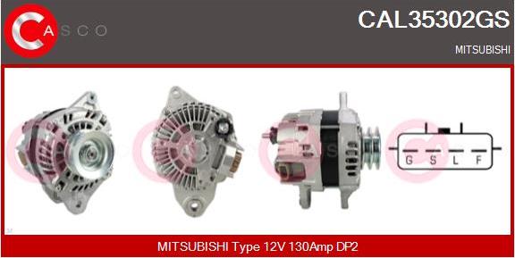 Casco CAL35302GS - Alternator autospares.lv