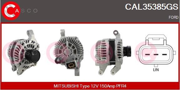 Casco CAL35385GS - Alternator autospares.lv