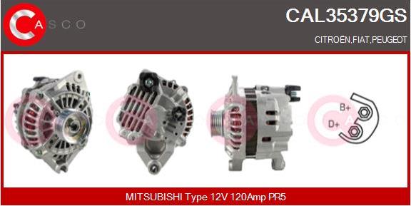 Casco CAL35379GS - Alternator autospares.lv