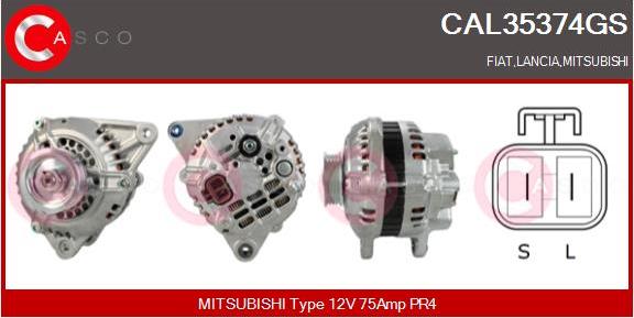 Casco CAL35374GS - Alternator autospares.lv