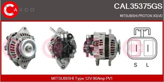 Casco CAL35375GS - Alternator autospares.lv