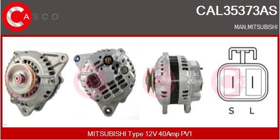 Casco CAL35373AS - Alternator autospares.lv