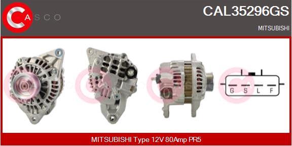 Casco CAL35296GS - Alternator autospares.lv