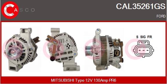 Casco CAL35261GS - Alternator autospares.lv