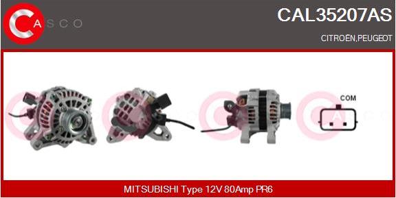 Casco CAL35207AS - Alternator autospares.lv